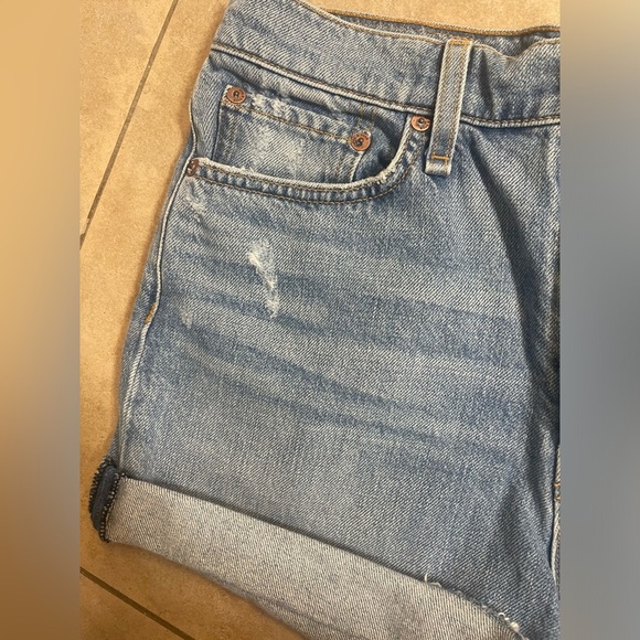 rag & bone Blue Jean Shorts - Picture 5 of 9